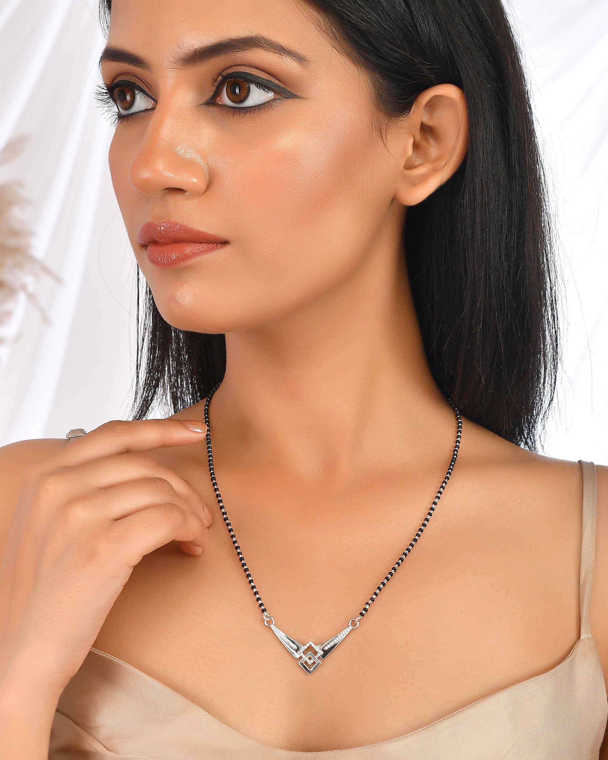 silver mangalsutra gift