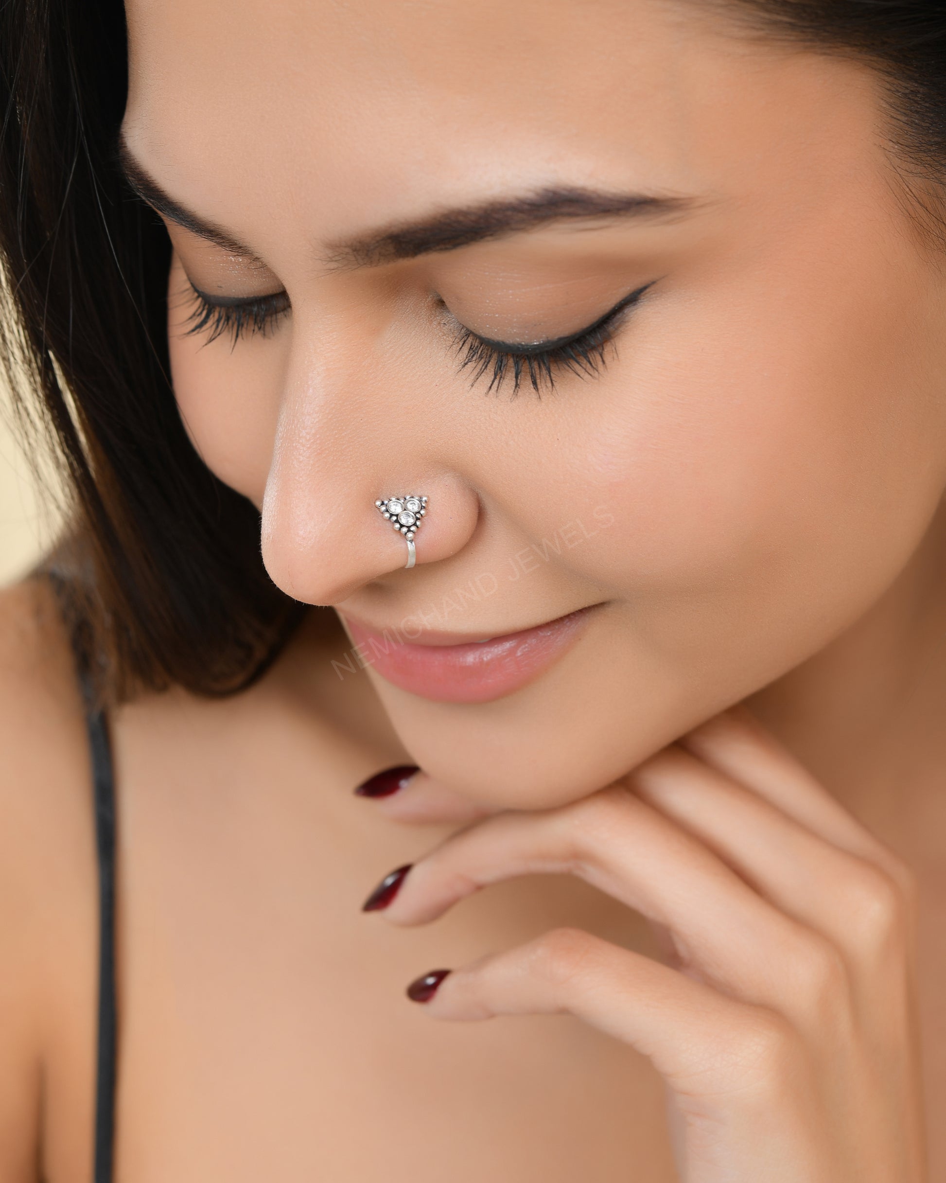 navratri nose stud