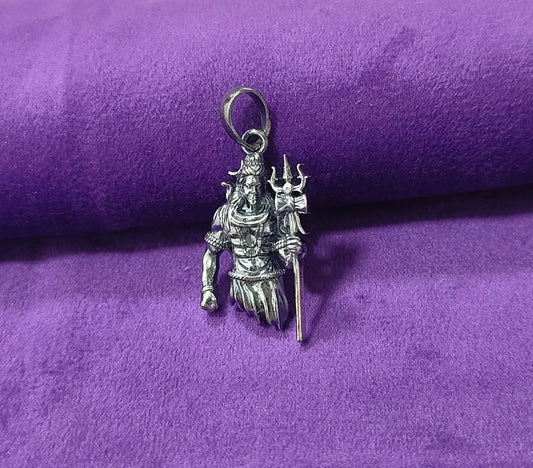 925 Silver Lord Shiva Pendant – Divine Elegance in Pure Silver