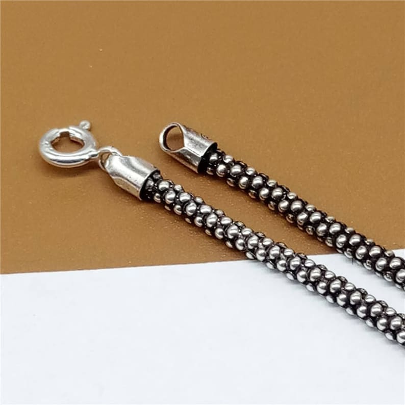 silver chain men