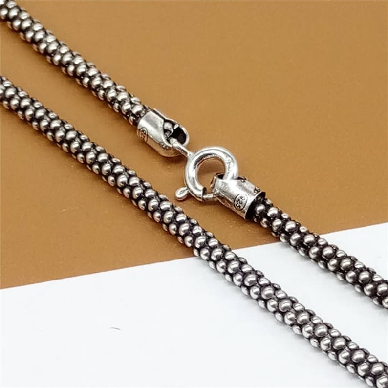 unisex chain silver