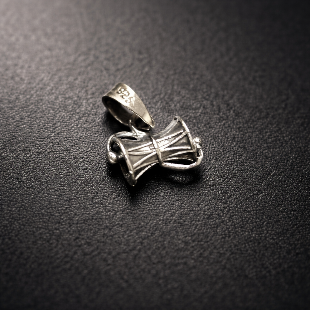 Sterling Silver 925 Damroo Pendant