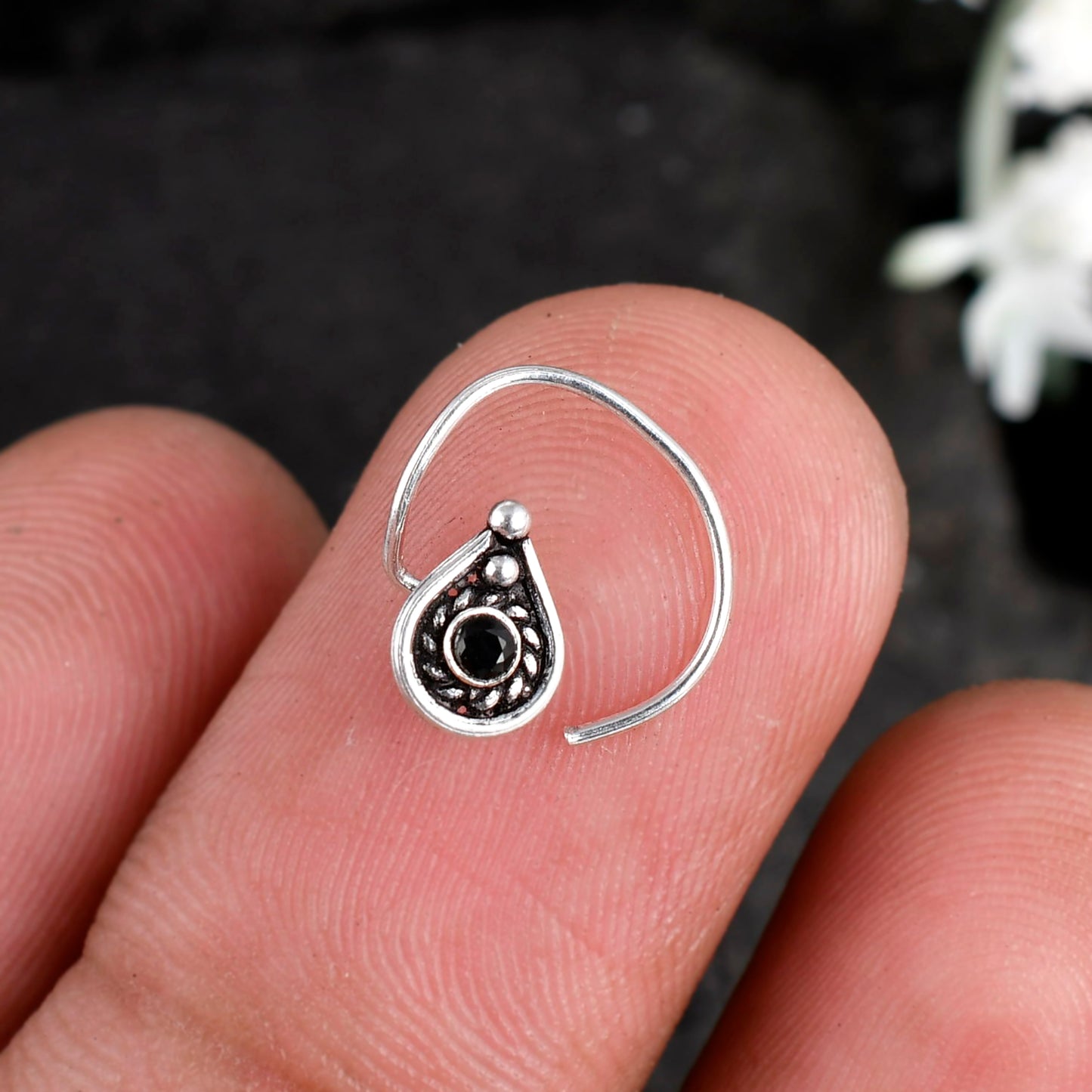 925 Sterling Silver Nose pin